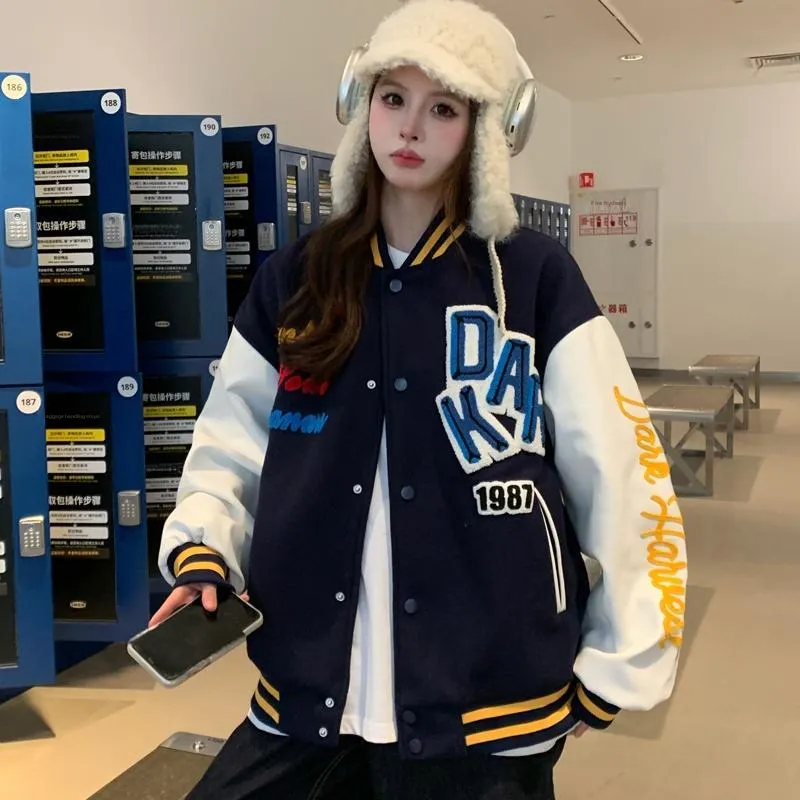Icicofficial Baseball Jacket Women's-12