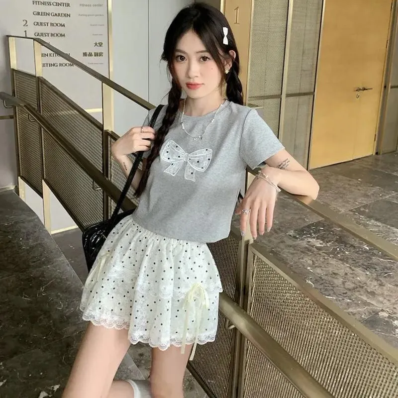 QUIET ANGEL Two Piece Skirt Sets Women's-3