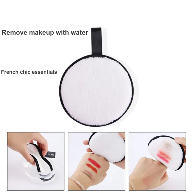 JIAOXUEFEI Easy-Use Soft Large Size Facial Cleansing Makeup Removal Cotton Pads For Wet Use Cleanser Foam-2