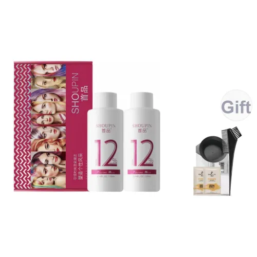 SHOUPIN Белый золотой Выцветший Волосы Краситель Набор Легко смешиваемый Естественный