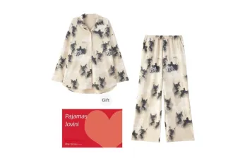 Jovini Pajama Set Women's Gift Box Set Khaki
