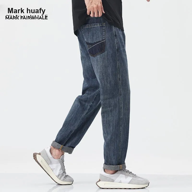 FAIRWHALE Jeans Unisex Blue-6