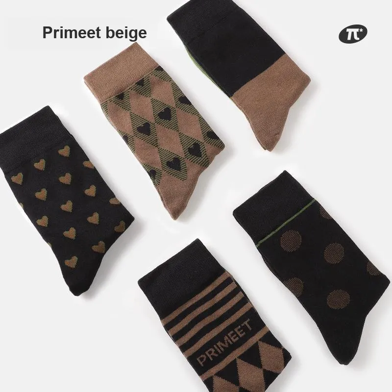 Primeet Mid Calf Socks Women's 5 Pack-3