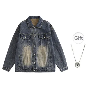 MANYSTON Denim Jackets Unisex