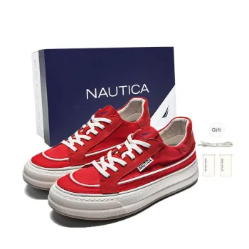 NAUTICA Anti-Slip And Wear-Resistant Lightweight Breathable Height Increasing Low-Top Skateboard Shoes Men's