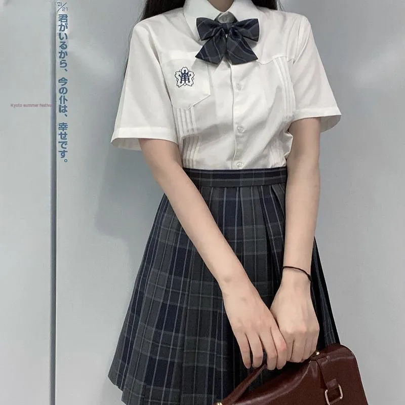 Tokyo Season Casual Short Skirts Women's Carbon Fiber Estate Plaid Skirt-18