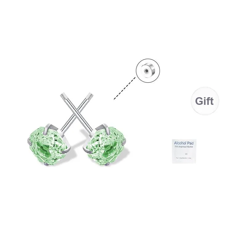 UX Ear Bone Stud For Piercing Flat Hypoallergenic Stud Earrings Unisex-13