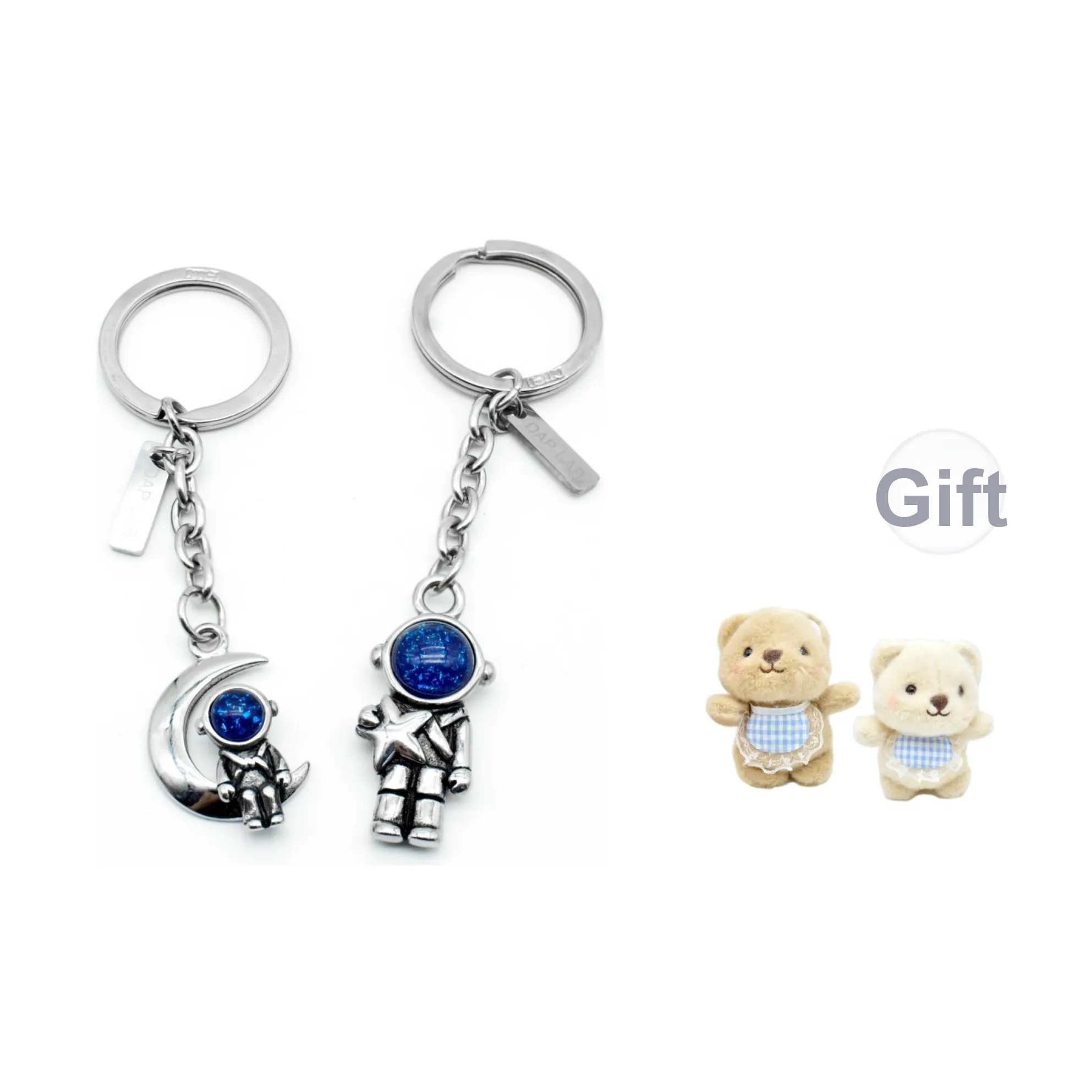 DAP Титановые стальные брелоки унисекс