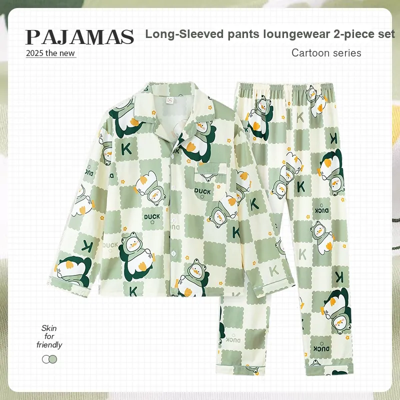O'MESIK Pajama Set Women's Green-1