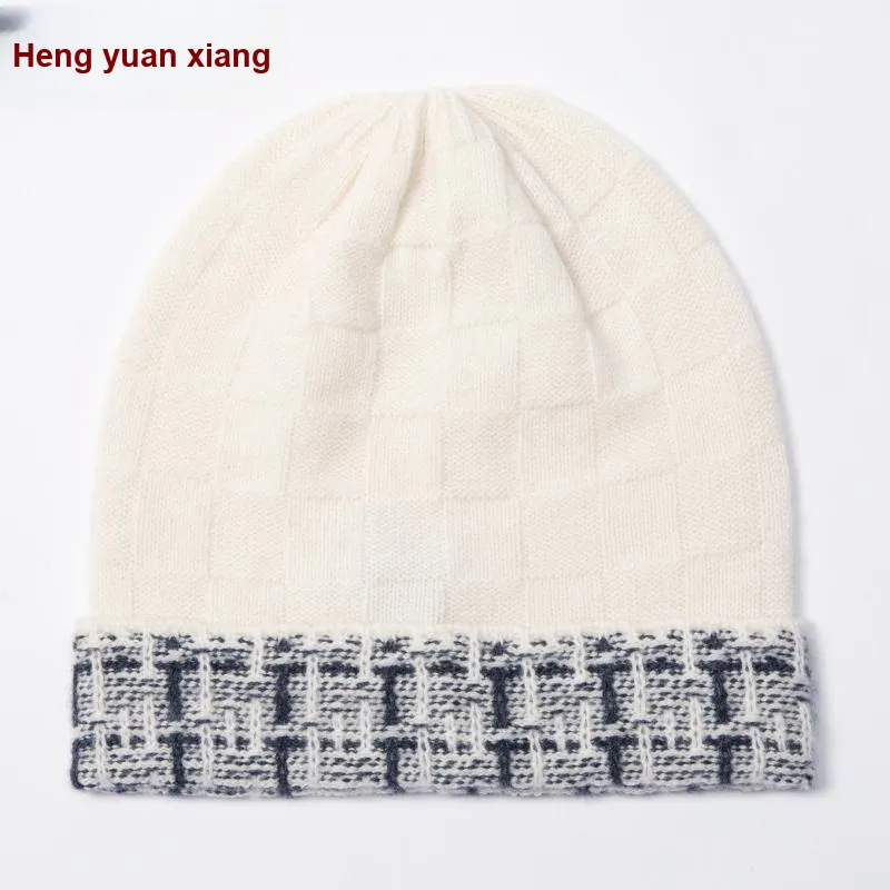 H YXIANG Cashmere Beanies Women's-2