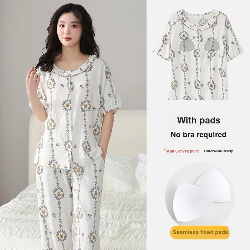 MADALLO Pajama Set Women's White-3
