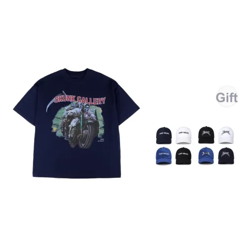 SKUNK GALLERY T-Shirt Унисекс Темно-синий