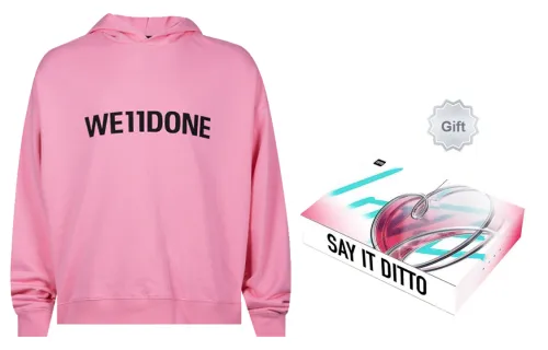 WE11DONE Sweatshirts Unisex Pink - Gift Box Sets