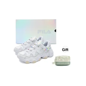 FILA Vintage Collection Abrasion Resistant Breathable Low Top Casual Shoes Women's White