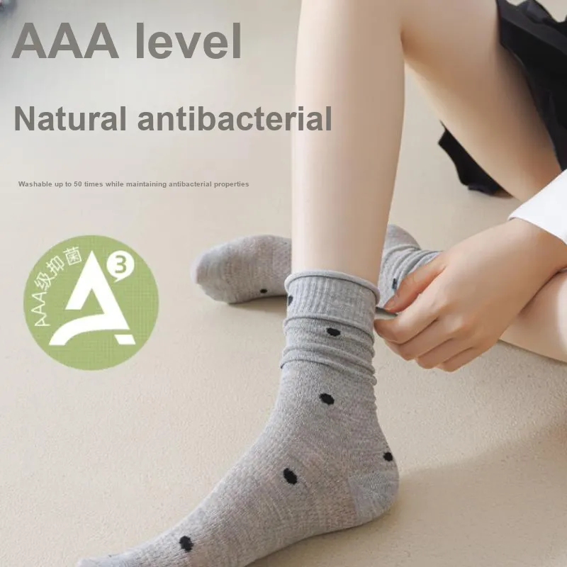 AOKANG Knee-High Socks Women's Combo Set-2