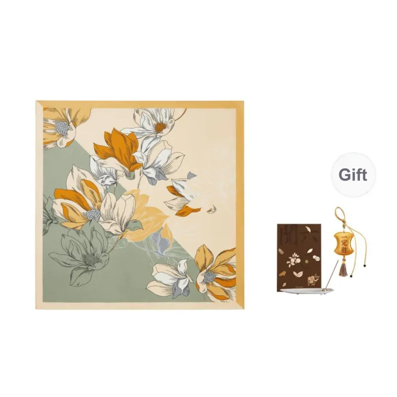 WENSLI Silk Scarves Unisex-17