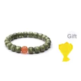 Collector's Level · Protea Green Star Moon | Style 2 Barrel Bead 9*10mm