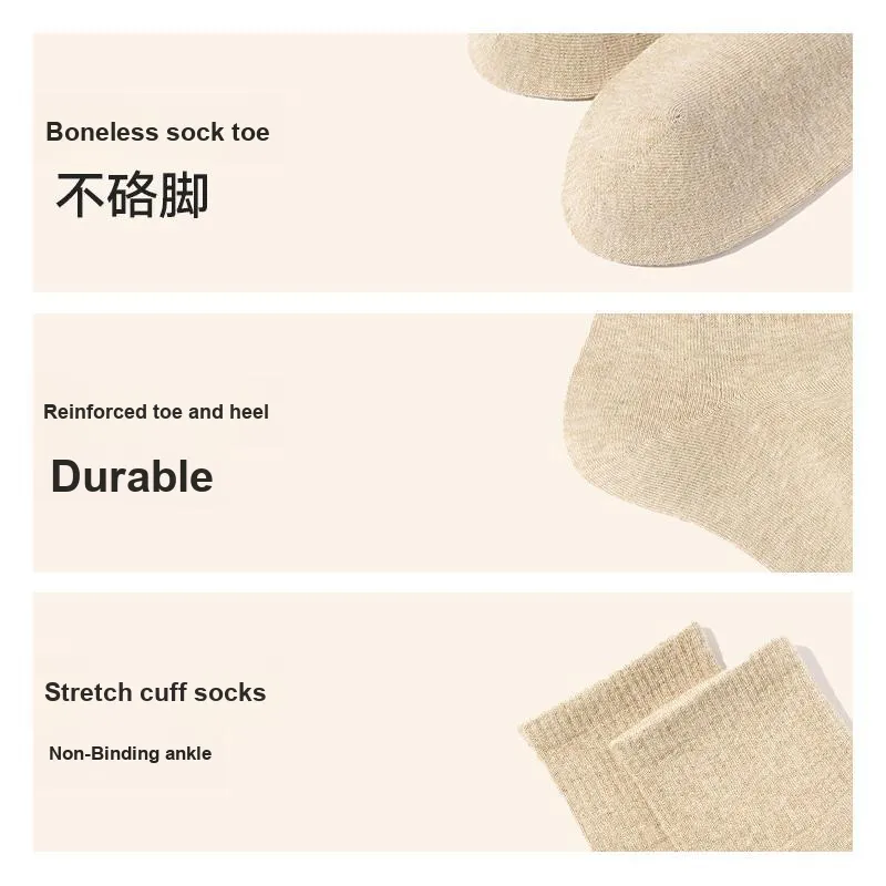 B&C.Room Mid Calf Socks Women's 6 Pack-18