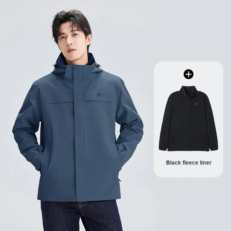 PIONEER CAMP Water-Resistant Windproof Breathable Wear-Resistant Warm Water-Repellent Windbreaker Jacket Unisex-71