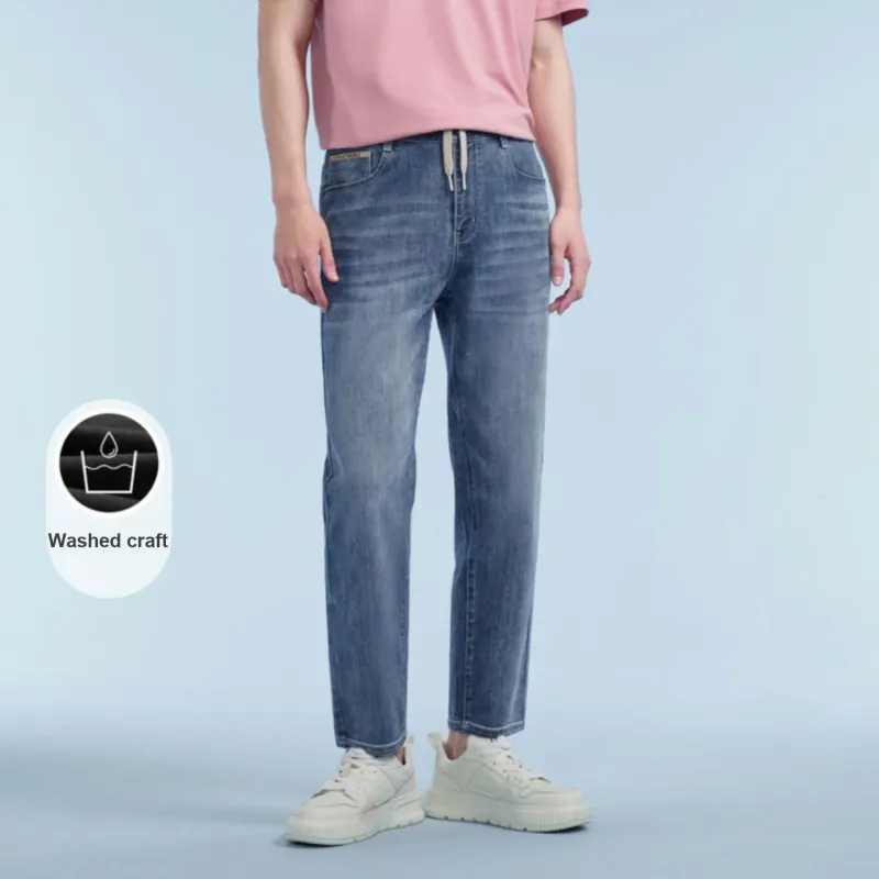 HLA Jeans Men Blue Gray Denim Gradient Medium 23-2