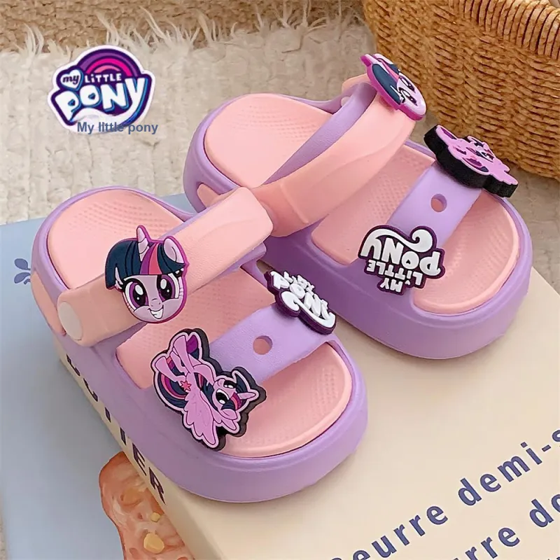 Thin Strips Slippers Women's, Purple-1