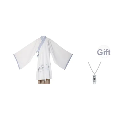 TUCANO Белый Халат + Хаки Юбка Мужские Танцевальные Костюмы