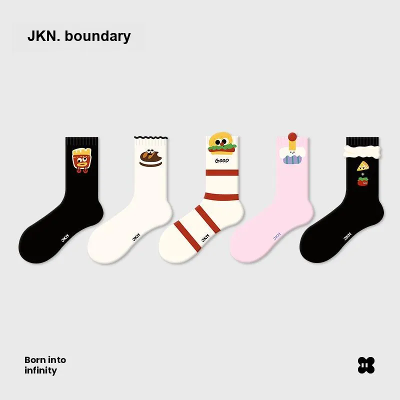 JKN Unisex Mid Calf Socks-6