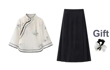 PAVEA Two Piece Skirt Sets Women's