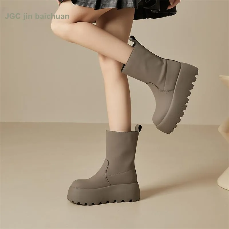 Jin Baichuan Ankle Boots Women's-21