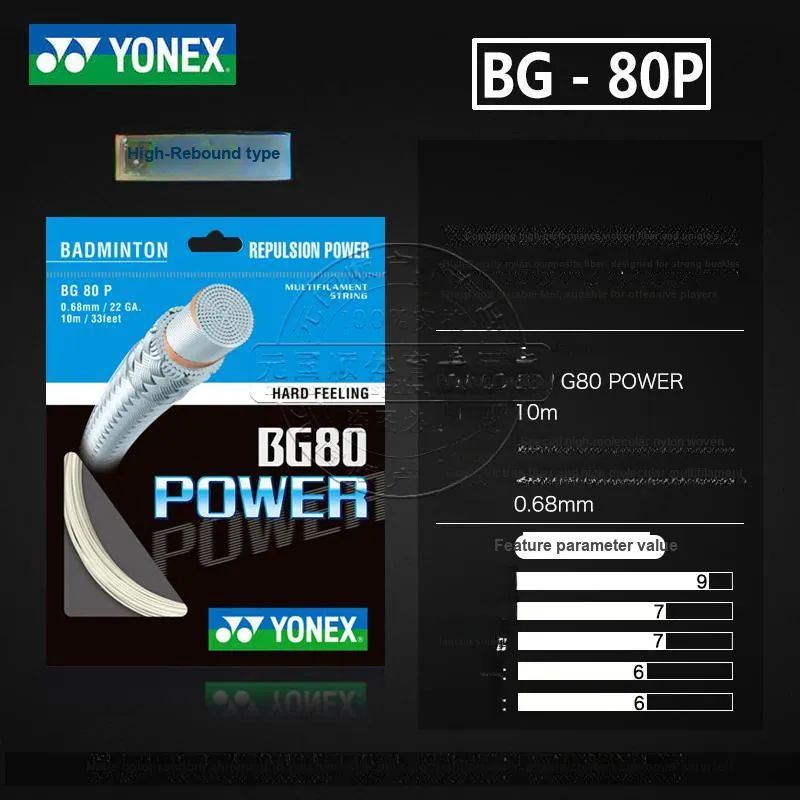 YONEX Stretch Durable, Both Features Badminton Racket Strings 10m-1