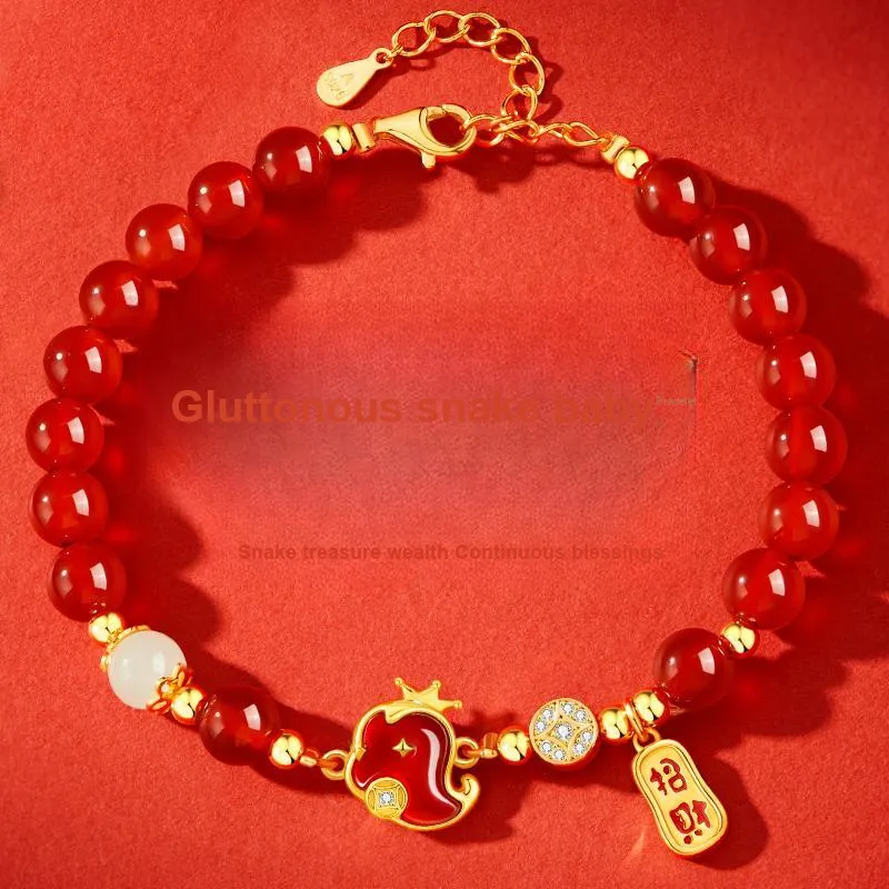 Central Fashion Agate Bracelets Women's-2