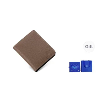 HLA Cow Leather Wallet Card Holder, Wallet, Wallet Men's Brown