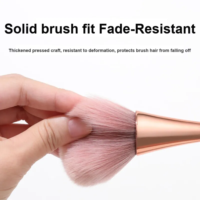 JIAOXUEFEI Small Round Pendant Loose Power Brush Rouge Blush Easy To Apply And Even-3