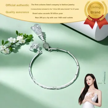 CHAOHONGJI 990 Silver Bangles Women's