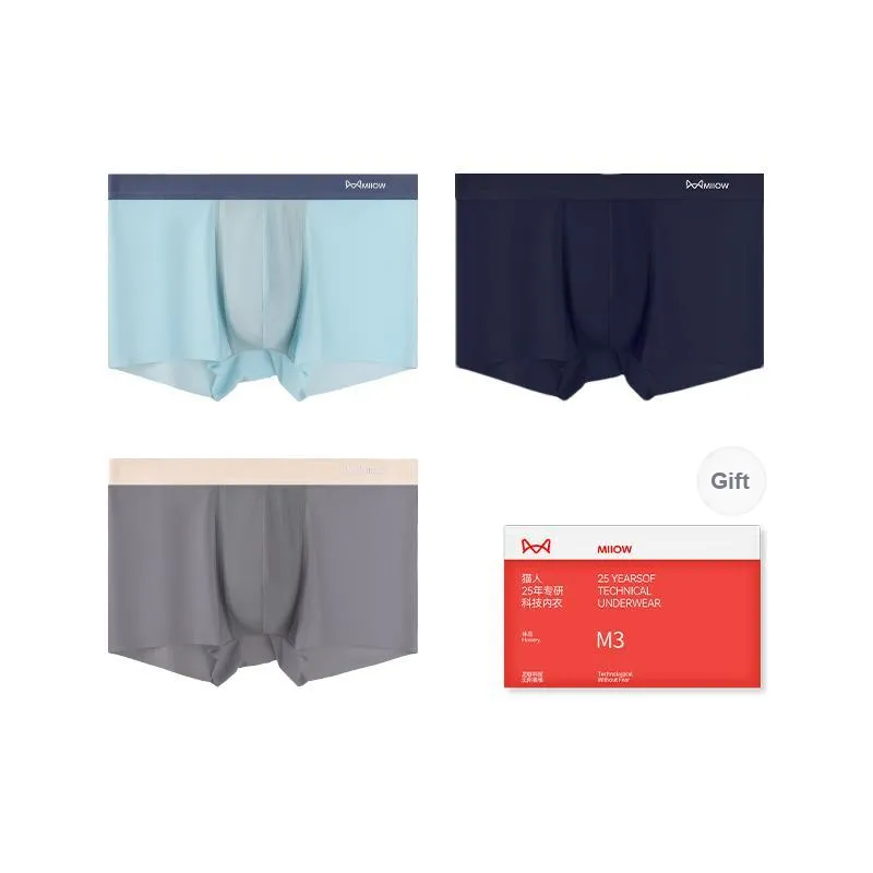 MIIOW Trend Party Series Underpants Men's Shopping Bag 3 Pack-9