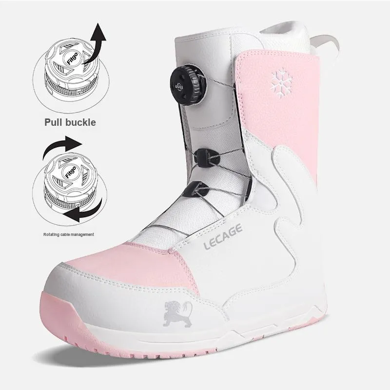 LECAGE Single Snowboard Ski Boots Women's-9