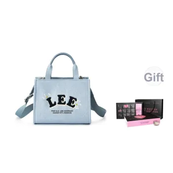 Lee Fabric Handbag, Crossbody Bag, Shoulder Bag Women's Light Blue