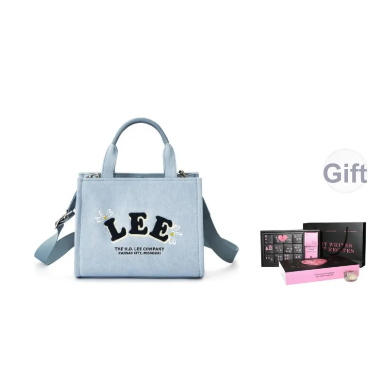 Lee Fabric Handbag, Crossbody Bag, Shoulder Bag Women's Light Blue-0