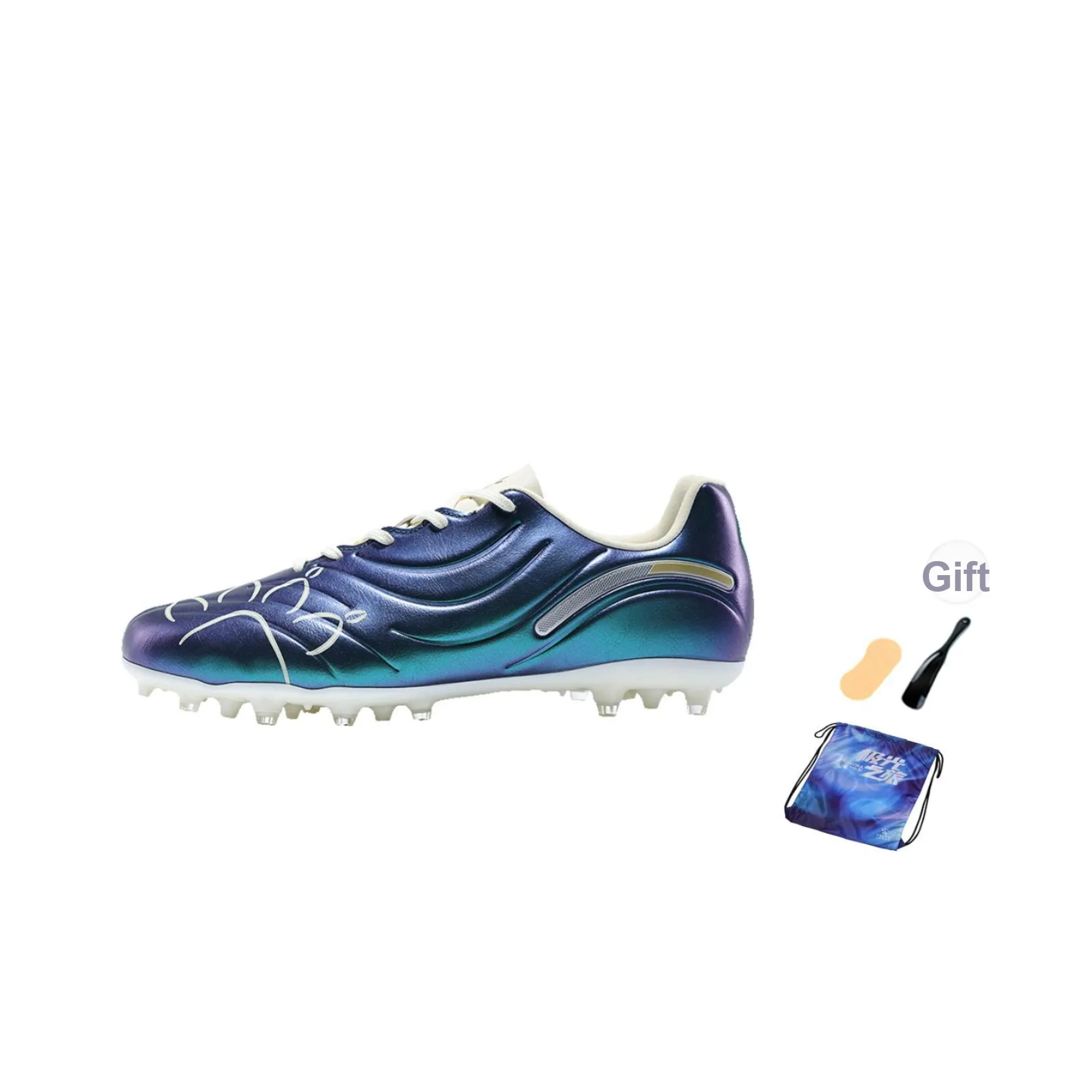 KELME Master 2,0 MG MULTI Ground Искусственный Шипы Устойчивые к Износу Футбольные бутсы Унисекс Звездное Небо Фиолетовый