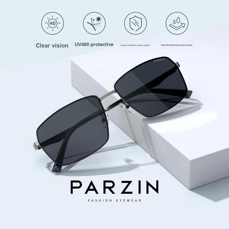 PARZIN Square Sunglasses Unisex-5