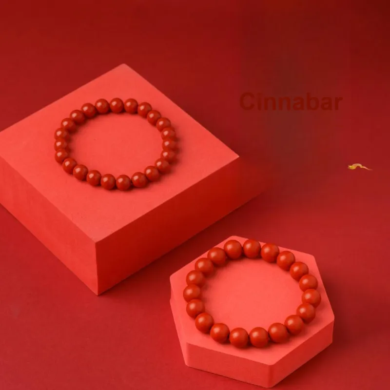 Honki Processing Cinnabar Jade Bracelets Unisex-1