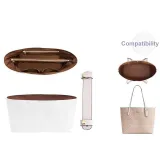City33 (Chalk) Brown Liner+Shoulder Strap Pad[Stress Relief Two-Piece Set]