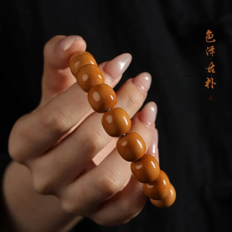 HANCANG Monkey Head Walnut Bracelets Unisex-3