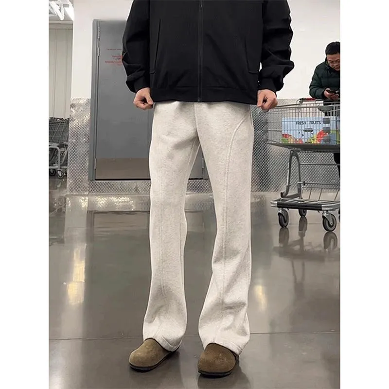 DARK HORSE Casual Pants Unisex Heather Gray-3