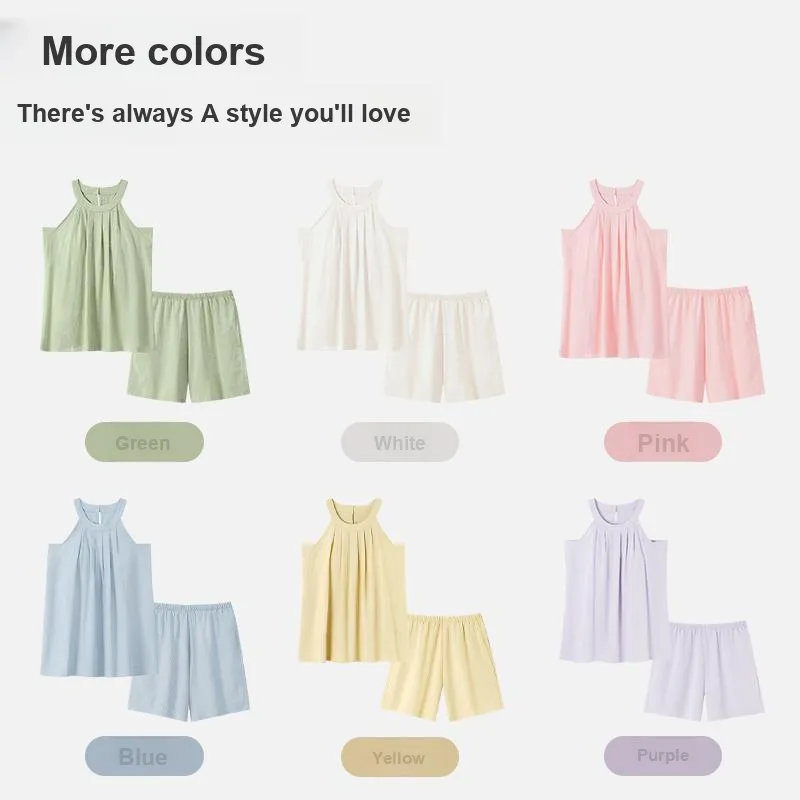 MIIOW Cool One Summer Series Pajama Set Women's White-3
