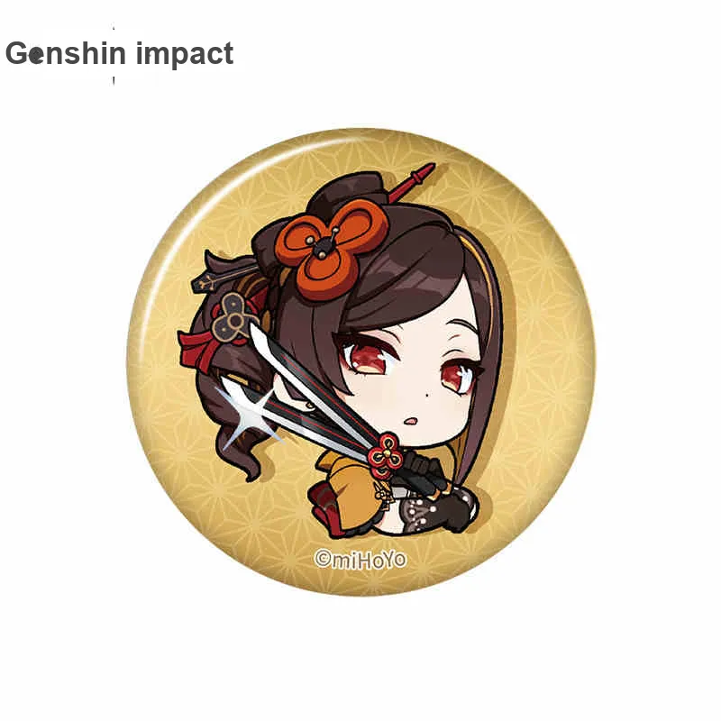 GenShin Chibi Meme Collection Tinplate, Volume 7 Badges-13