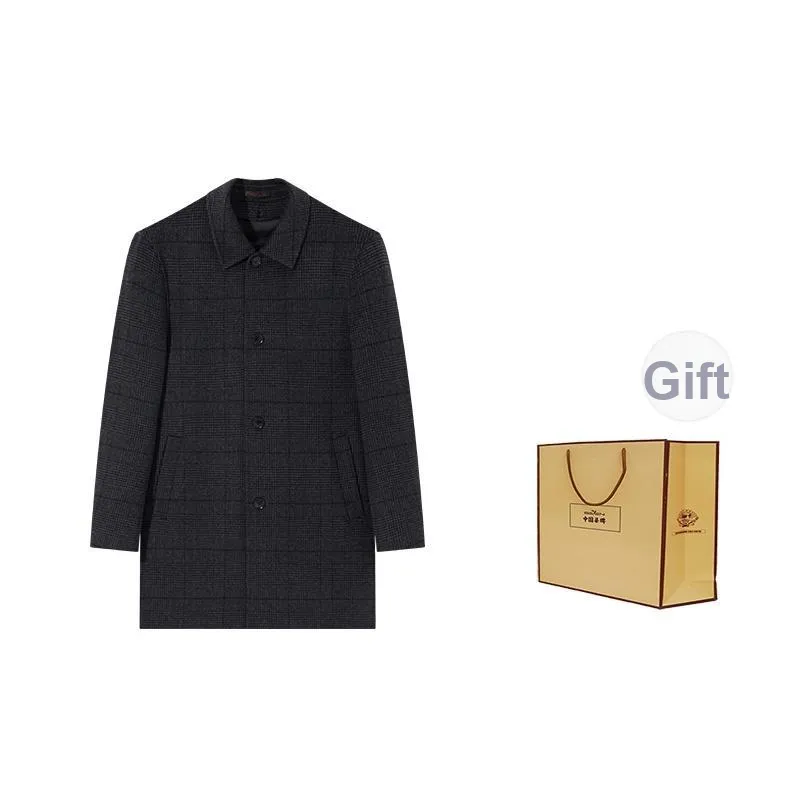 SEVEN Coats Men Charcoal Gray