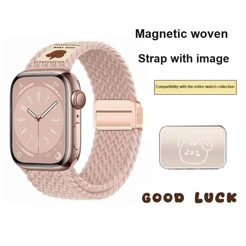 LOVINGCOOL Watch Bands Apple Compatibility 18cm Nylon Material-7