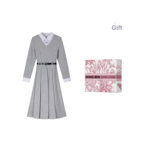 Sorrow Matsumoto Осенне-зимний Удобный Длинный Рукав Платье Женское