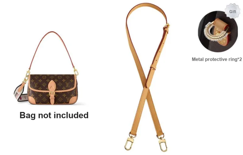 Luxury Care Artisan Workshop Top Grain Cow Leather Bag Strap Women's Beeswax-1